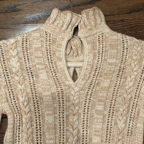 PHILOSOPHY DI LORENZO SERAFINI Wool Cable Knit Mini Dress Size: M - Picture 7 of 11